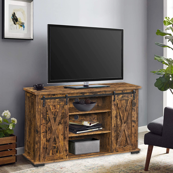 Rustic Brown TV Stand for Tv up to 60