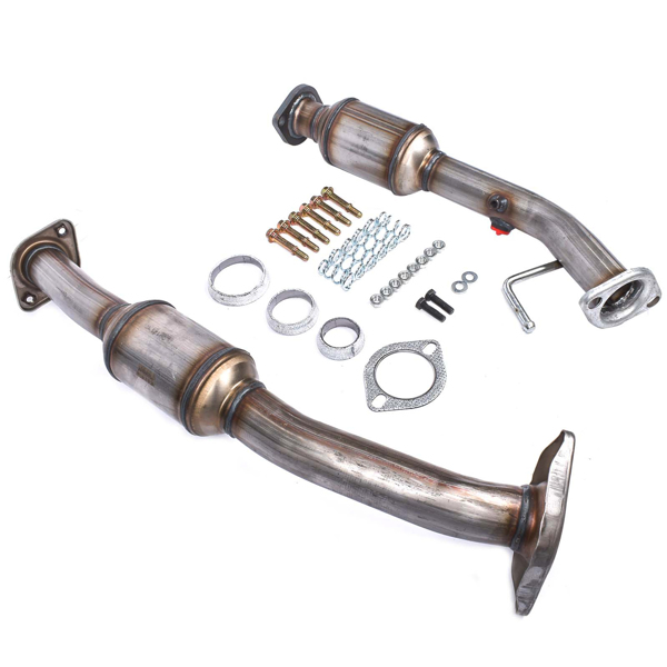 For Nissan NV200 2.0L L4 GAS DOHC 2013-2019 Front & Rear Catalytic Converters