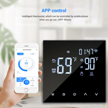 Smart Wifi Thermostat Electric Floor Heat Temperature Control Programmable Home