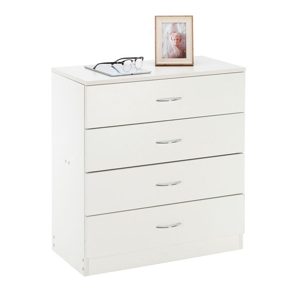 [FCH] Modern Simple 4-Drawer Dresser White(=86913595, 22419080, 72485344)