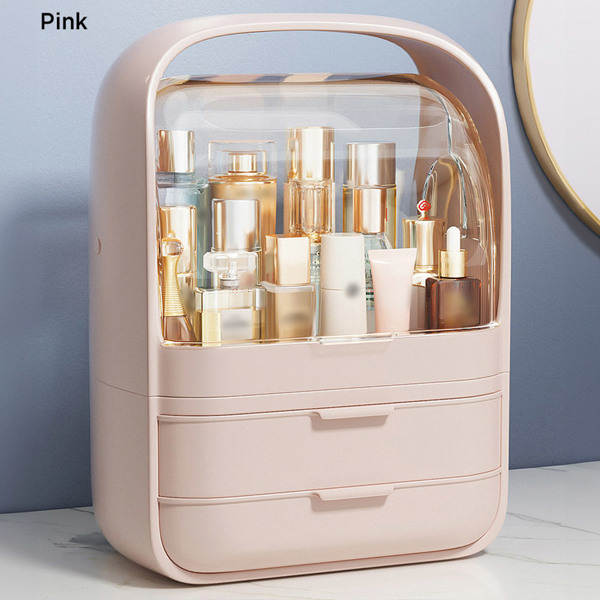 Joybos® Modern Makeup Storage Box With Drawer Pink