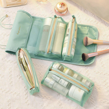 Joybos® Portable Detachable Folding Mesh Makeup Bag
