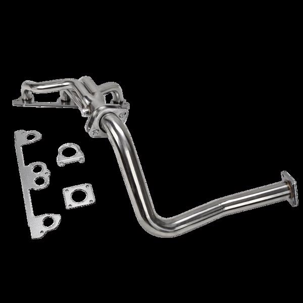 Jeep Wrangler YJ 1991-1995 2.5L L4 Stainless Manifold Header w/ Downpipe  MT001047