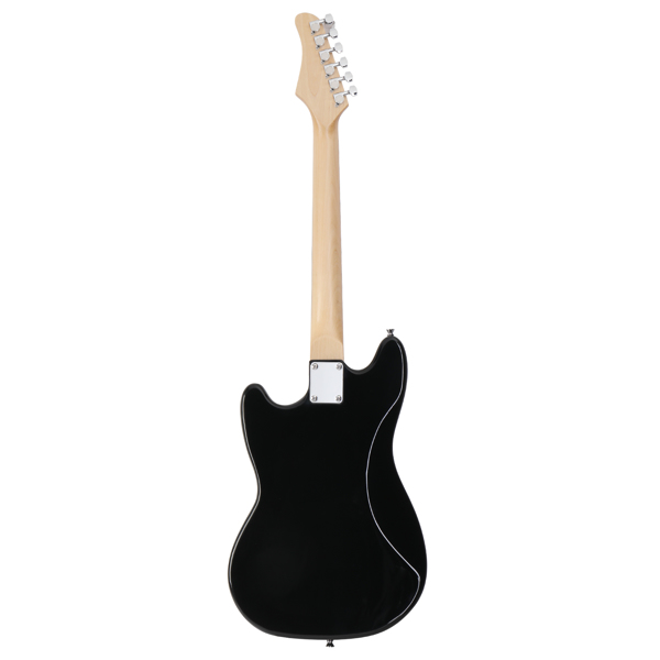 [Do Not Sell on Amazon]Glarry Full Size 6 String H-H Pickups GMF Electric Guitar with Bag Strap Connector Wrench Tool Black