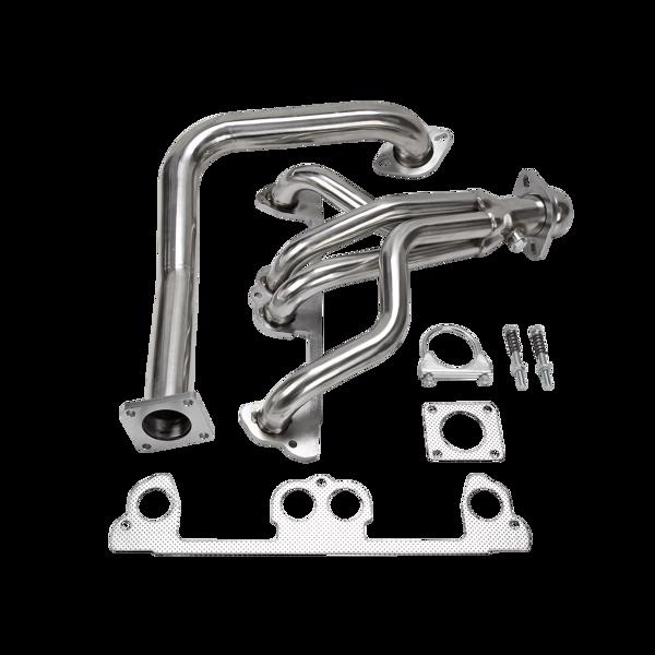 Jeep Wrangler YJ 1991-1995 2.5L L4 Stainless Manifold Header w/ Downpipe  MT001047