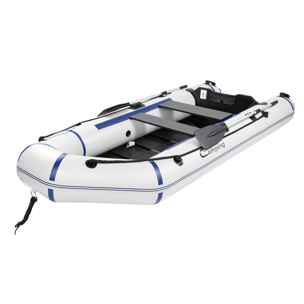 Camping Survivals 10ft PVC 330kg  Water Adult Assault Boat Off-White