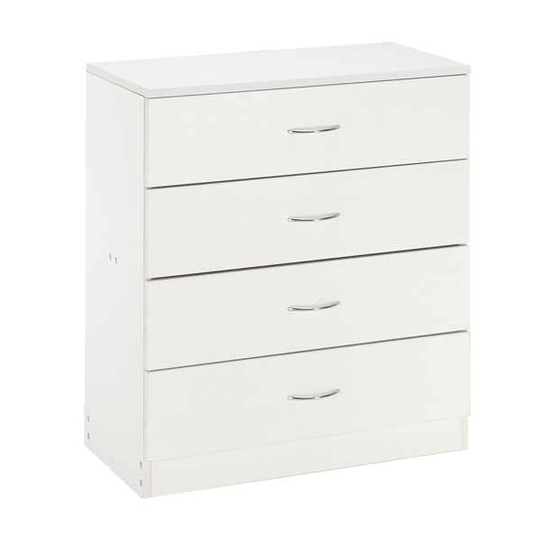 [FCH] Modern Simple 4-Drawer Dresser White(=86913595, 22419080, 72485344)