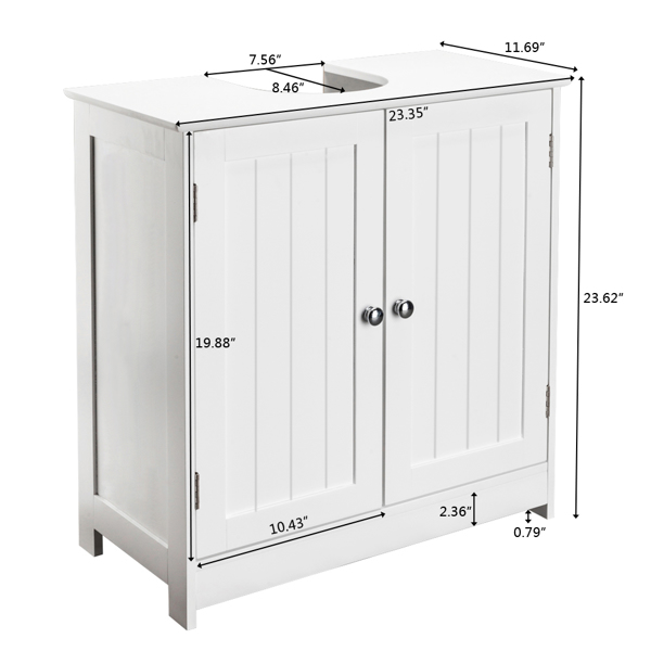 Storage Furniture Bathroom Sink Cabinet White