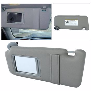 For Toyota Camry 2007-2011 Left Driver Side Sun Visor Sunshade Without Sunroof