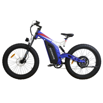 AOSTIRMOTOR 26\\" 1500W Electric Bike Fat Tire P7 48V 20AH Removable Lithium Battery for Adults S17-1500W