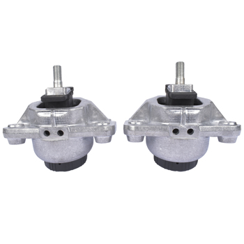 Left+Right Pair Engine Mounts LR051515 for Land Rover 3.0L 5.0L V6 Defender Range R Discovery LR056882 LR054850