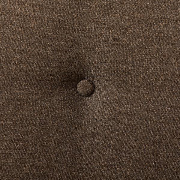 Brown Sofa Bed, Modern Linen Sofa, Convertible Sleeper Sofa with Arms, Solid Wood Feet and Plastic Centre Feet