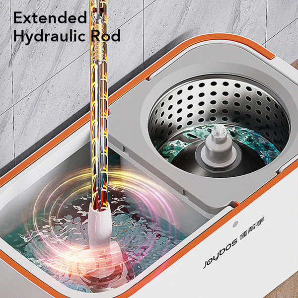 Joybos® 360 Spinning Mop Bucket Floor Cleaning System with 6 Refills