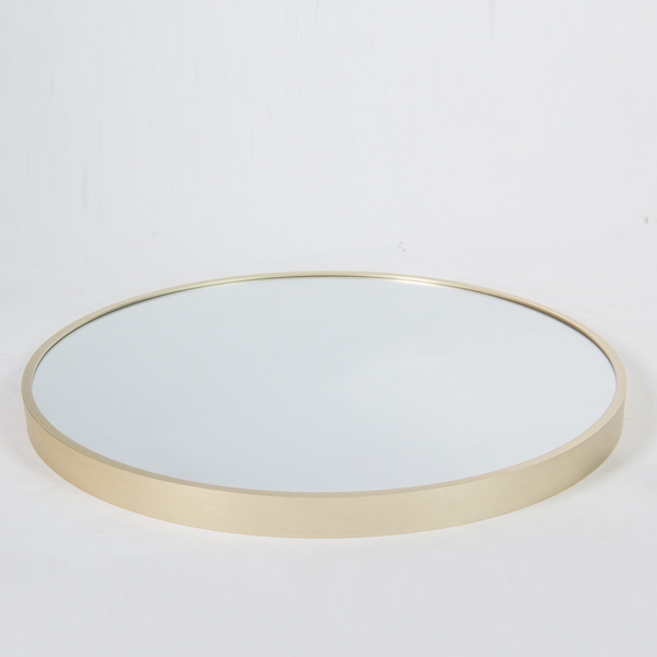 20" Wall Circle Mirror for Bathroom, Matte Gold Round Mirror for Wall, 20 inch Hanging Round Mirror for Living Room, Vanity, Bedroom