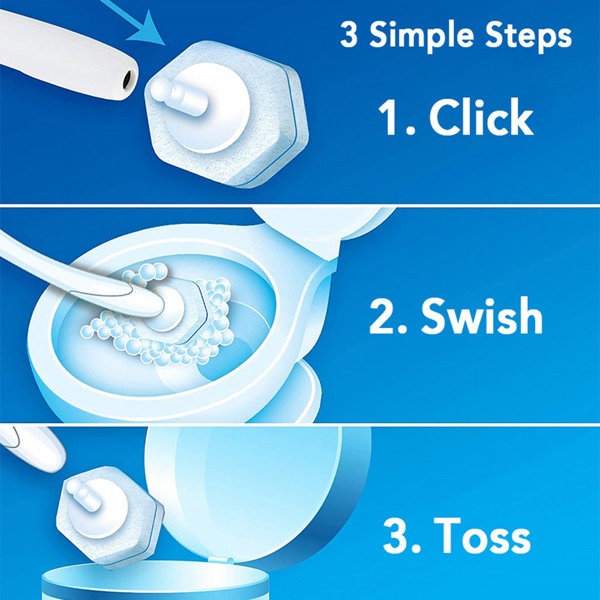 Joybos® Disposable Toilet Cleaning System With 10 Refills