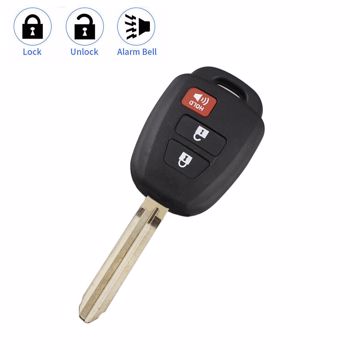 Remote Car Key Fob for 2016 2017 2018 2019 Toyota Tacoma Keyless Entry 3 Button