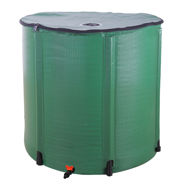 200 Gallon Folding Rain Barrel Water Collector Green