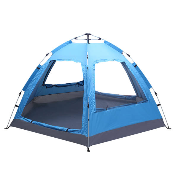 3-4 Person Automatic Family Tent Instant Pop Up Waterproof for Camping Hiking Travel Outdoor Activities 