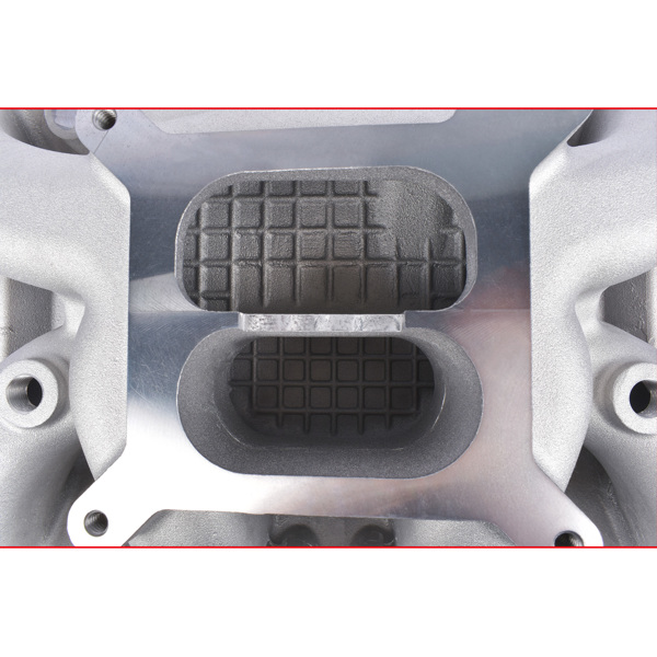 Oval Port Intake Manifold Air-Gap Dual Plane Aluminum for Ford 351C 2V 7564