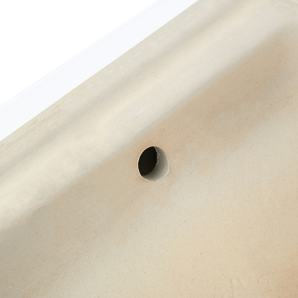 Minimalist Phnom Penh Rectangle Above Counter Porcelain Bathroom Vessel Sink, Art Wash Basin Light Luxury Style Balcony Basin Vanity Bowl
