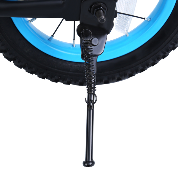 12" BMX Bike Blue Carbon Steel Frame High-gel Butyl Tires Non-slip