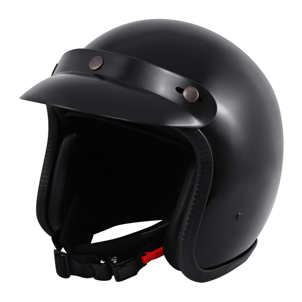 Motorcycle Helmet Half Face Helmet For Cruiser Chopper Biker Scooter Size M