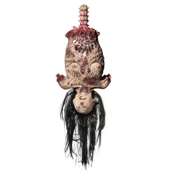 Plastic Skeleton  Limbless Woman Hanging Corpse Halloween Prop Halloween Decoration（No shipping on weekends.）