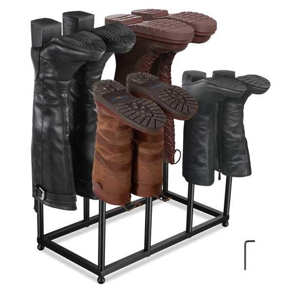 Boot Rack - Holds 4 Pairs of Boots - Neat Boot Storage Solutions