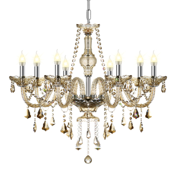 Lights K9 Crystal Chandelier With Chains Elegant Crystal Ceiling Lamp Home Decor【No Shipping On Weekends, Order With Caution】