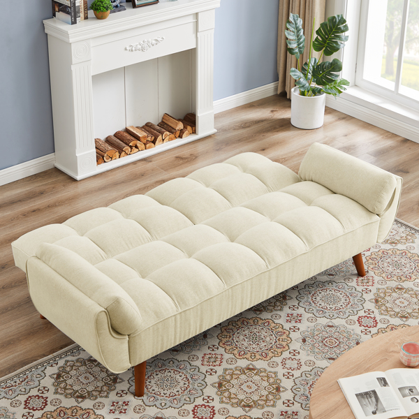 New Design Linen Sofa Furniture Adjustable Backrest Easily Assembled Reclinerst-BEIGE
