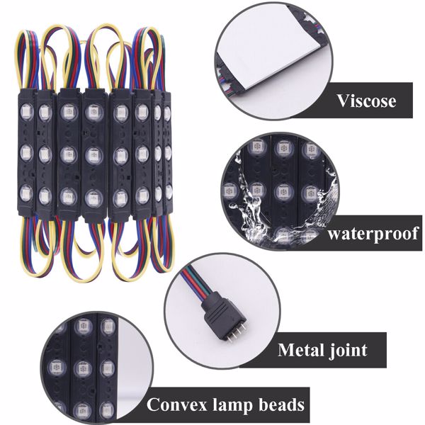 Waterproof 5050 SMD RGB LED Module Light Store Front Window Letters Sign Lamp