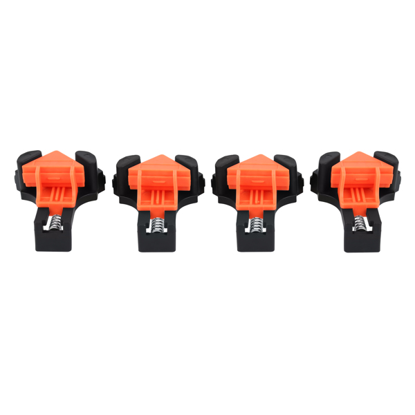 4Pcs 90 Degree Right Angle Clip Clamps Corner Holders Woodworking Hand Tool