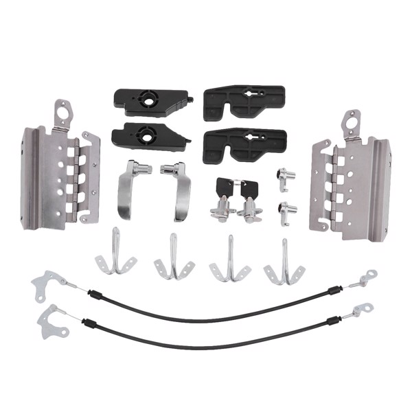 One Touch Saddlebag Latch Lids Hardware Covers For Harley Touring 2014-2023