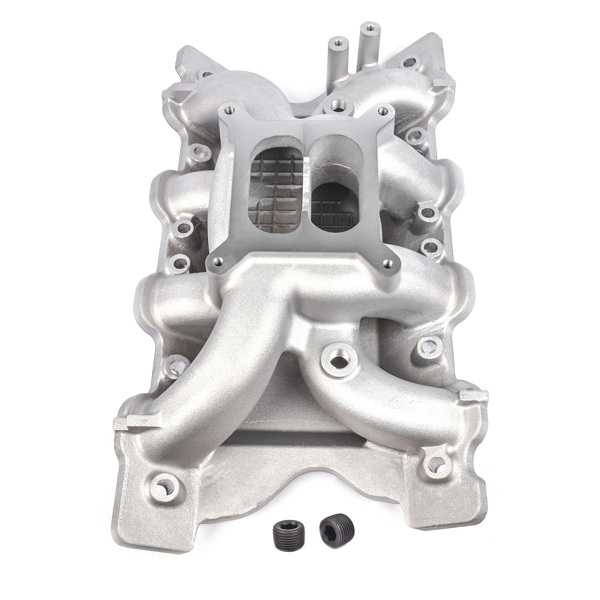 Oval Port Intake Manifold Air-Gap Dual Plane Aluminum for Ford 351C 2V 7564