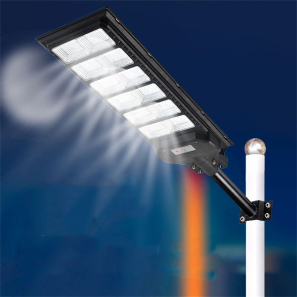 LED Solar Street Light Motion Sensor Dusk to Dawn Outdoor Road Lamp
