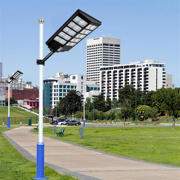 Outdoor Commercial  LED Solar Street Light IP67 Dusk-to-Dawn Road Lamp