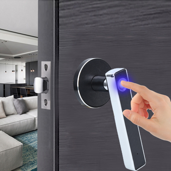 Fingerprint Smart Door Lock with Handle Automatic Biometric Office Home Security