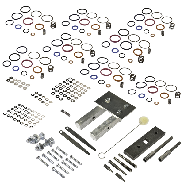 Injector Deluxe Rebuild Kit Vice Clamp and Tools & Springs for Ford 7.3L Powerstroke Diesel DP0008 DP0007