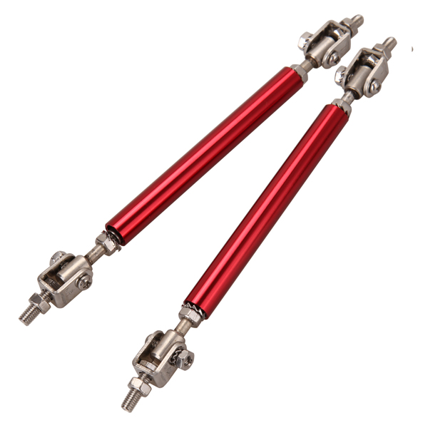 2PCS/SET 3.94-6.29in Adjustable Splitter Strut Rods Front Lip Support Rods