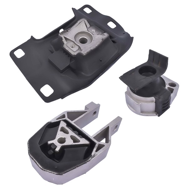 3* Rear Engine Mount Front Right + Trans Mount Kit for Ford Focus 2012-2018 3214+3103+3238