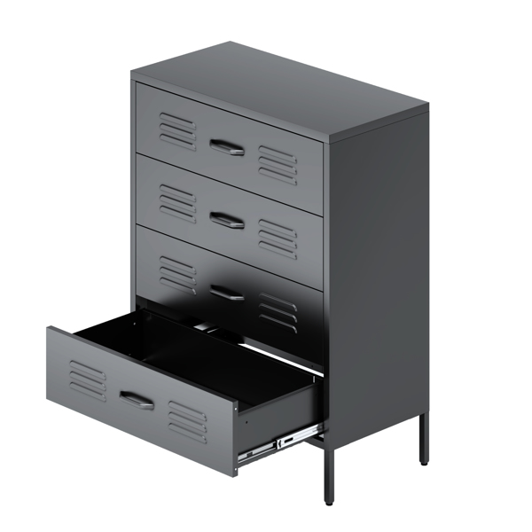 Metal Storage Cabinet with 4 Drawers for Office,Home,Garage
