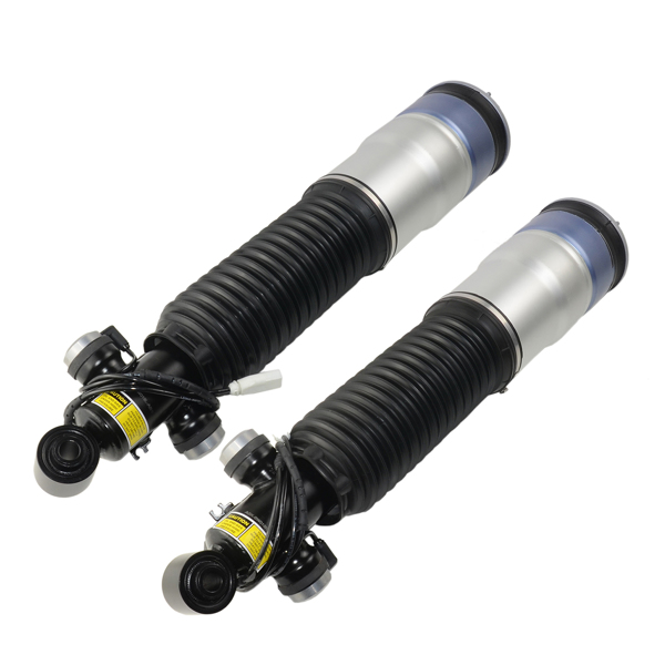 Pair Rear Air Suspension Shock Absorbers w/EDC For 07-15 BMW 7er F01 F02 F03 F04