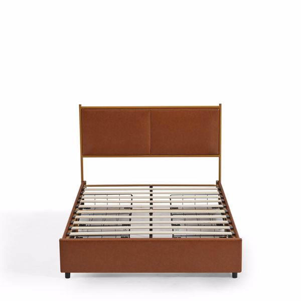 Classic steamed bread shaped backrest, metal frame, solid wood ribs, with four storage drawers, sponge soft bag, comfortable and elegant atmosphere, coffee