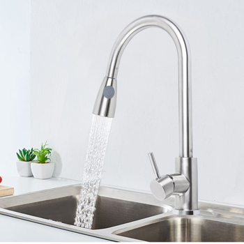 Kitchen Sink Faucet 360 Degree Rotation Pull Out Sprayer Tap Switch Hot and Cold Water Kitchen Mixer【No Shipping On Weekends, Order With Caution】