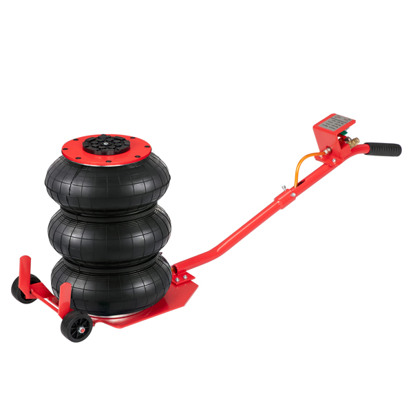 3T Round Handle  AirBag Jack Red