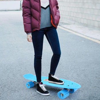 22\\"Kinder Skateboard Deck Funboard Miniboard Komplett Board  Kinderboard