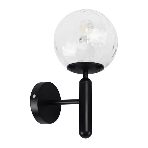 Modern Wall Lamp Glass Ball Indoor E27 Round Wall Lamps Lighting Personality For Bedroom Living Room Study Hallway Staircase