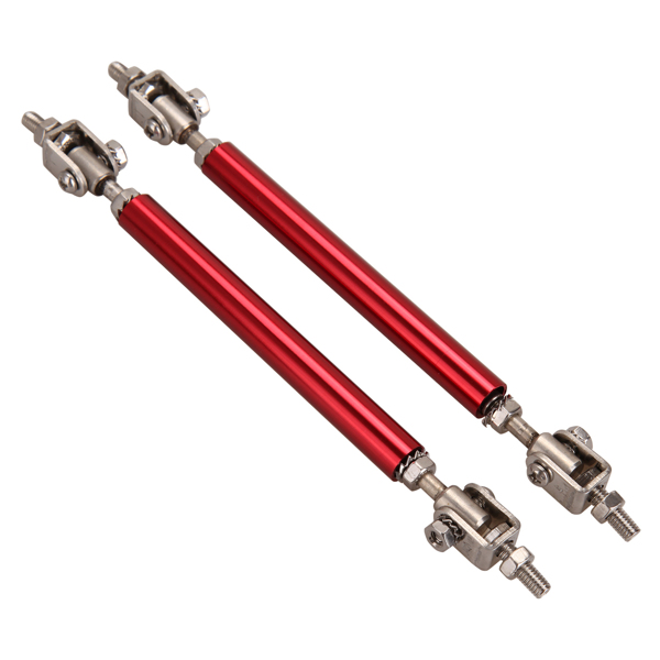 2PCS/SET 3.94-6.29in Adjustable Splitter Strut Rods Front Lip Support Rods