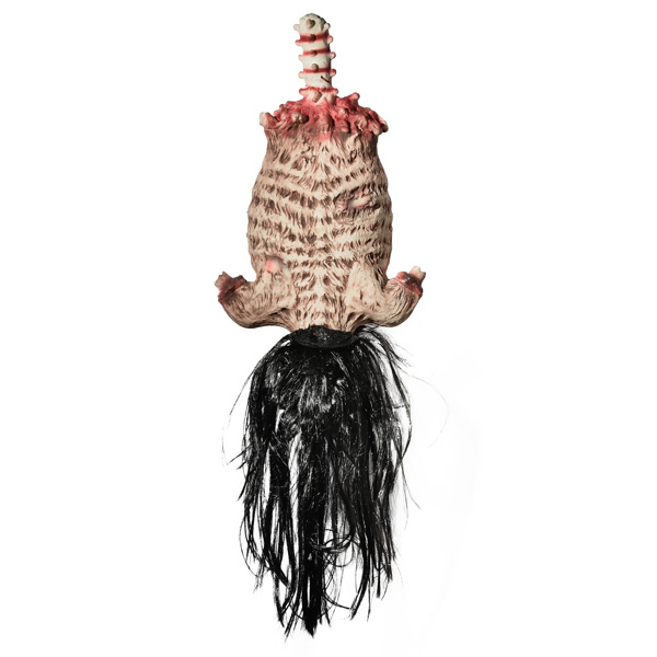 Plastic Skeleton  Limbless Woman Hanging Corpse Halloween Prop Halloween Decoration
