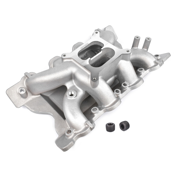 Oval Port Intake Manifold Air-Gap Dual Plane Aluminum for Ford 351C 2V 7564